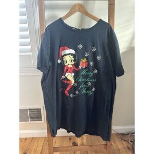 Vintage 90's Betty Boop "Merry Christmas From Betty" Shirt 1996 One Size